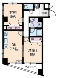 コート高橋の物件間取画像